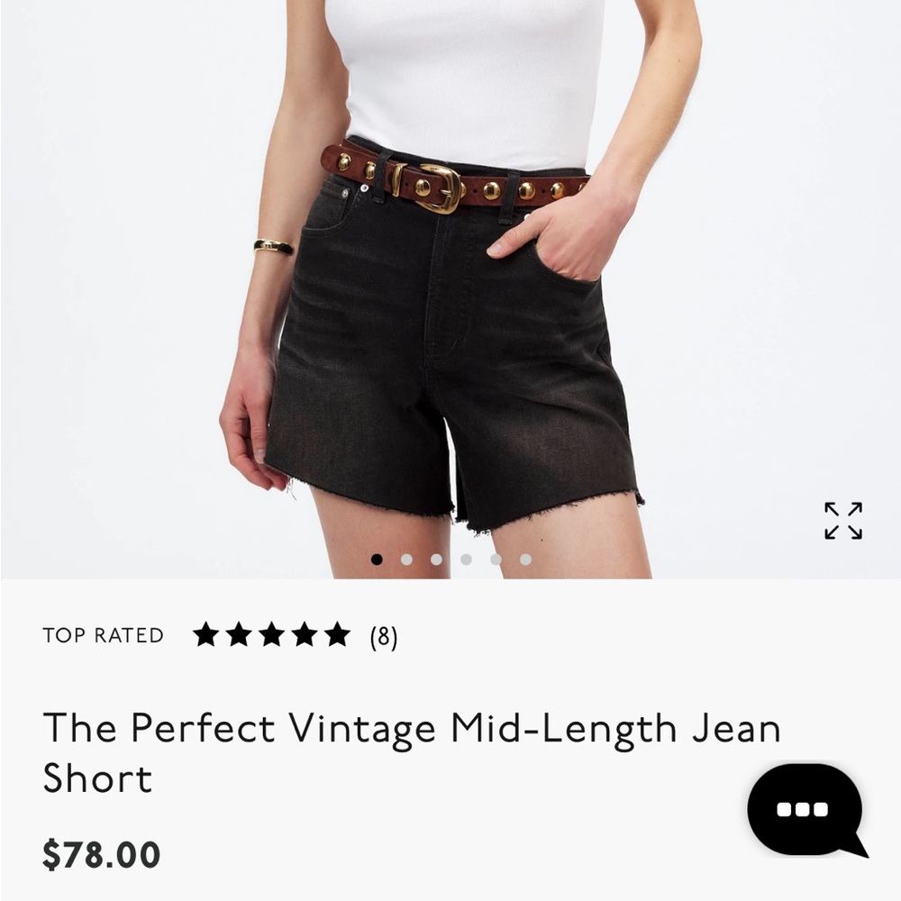 Madewell The Perfect Vintage Mid-Length Jean Short